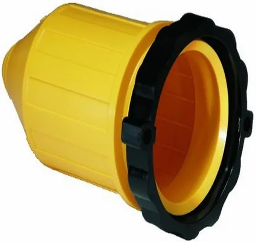 Marinco 7715CRN - Cubierta resistente a la intemperie con anillo roscado para conectores eléctricos Marinco Marine de 50 amperios (6360CRN y