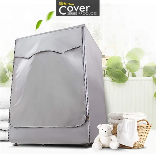 Miniatura 9 de Cubierta para lavadora Cubierta de secadora para máquina de carga frontal impermeable, 23 x 25 x 34 pulgadas