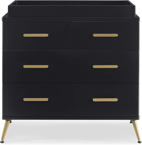Miniatura 4 de Delta Children Sloane Crib - Juego de muebles de bebé de 7 piezas, incluye: cuna convertible, cómoda, cambiador, colchón de cuna, sábanas bajeras