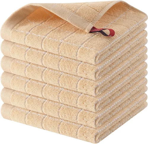 Miniatura 133 de Homaxy Paños de cocina 100% algodón de felpa, toallas de cocina ultra suaves y absorbentes para la cocina, adecuadas para secar y lavar platos