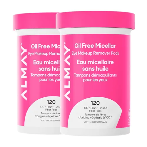Miniatura 15 de Almay Almohadillas removedoras de maquillaje, micelar suaves, hipoalergénicas, sin fragancia, dermatólogos y oftalmólogos probadas