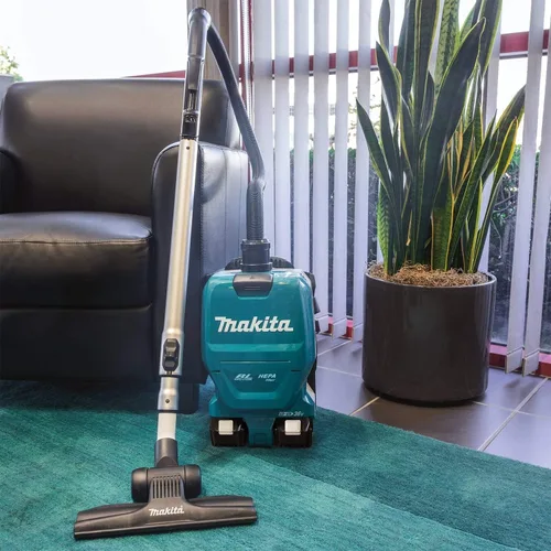 Miniatura 5 de Makita XCV09PT 18V X2 LXT Litio-Ion (36V) Sin Escobillas Inalámbrica 1/2 Galón HEPA Filtro Mochila Kit de Aspiradora Seca (5.0Ah)