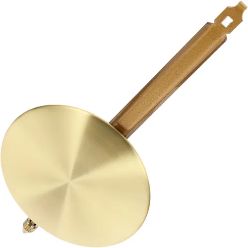 Miniatura 9 de Piezas de reloj de péndulo de repuesto de metal para relojes de pared y regulador 20.50X7.50X0.31.5 in largo reloj péndulo accesorio para reparación