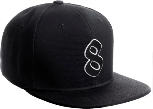 Miniatura 1030 de Daxton Gorra clásica con visera de billete plano con letras del alfabeto inglés antiguo de la A a la Z