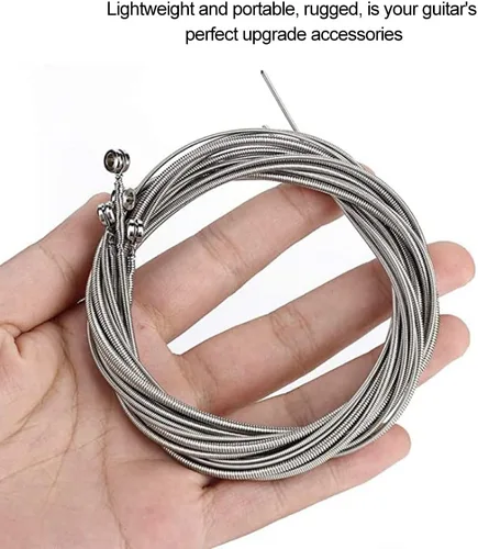 Miniatura 6 de Juego completo de cuerdas para bajo eléctrico, núcleo de acero, aleación de níquel, chapado en níquel, extremo de bola, duradero, 4 cuerdas