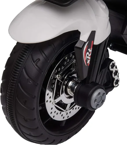 Miniatura 9 de Aosom Motocicleta para niños de 6V, juguete de montar para niños pequeños, batería de alta tracción, mini moto eléctrica con interruptor