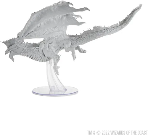 Miniatura 4 de Las maravillosas miniaturas de D&D Nolzur: Dragón plateado adulto