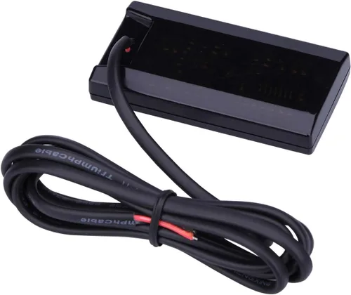 Miniatura 7 de Voltímetro digital de auto DC 12 V – AIMILAR con pantalla LED, medidor de voltaje para auto o motocicleta (Rojo)