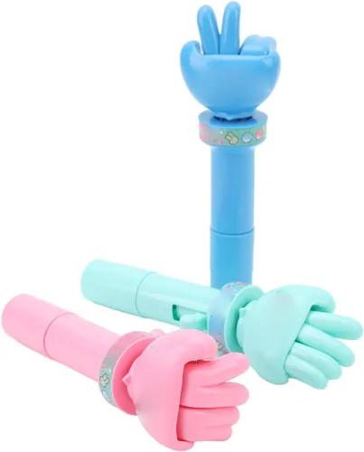 Miniatura 2 de Juguete de tijeras de papel de roca, 3 piezas, juego de adivinanzas de dedos, cambio de mano, tijeras de papel de roca, juego de entretenimiento