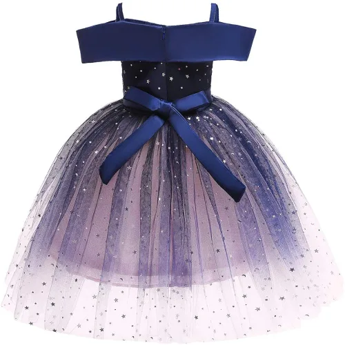 Miniatura 2 de Cichic - Vestido navideño de fiesta sin mangas para niñas