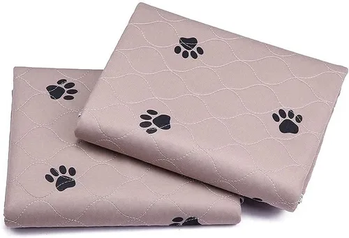Miniatura 4 de SincoPet - Tapete lavable para orina y guantes de aseo para perros, tapete grande reutilizable superabsorbente, impermeable y antideslizante