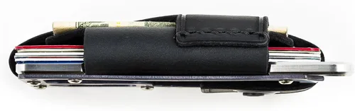 Miniatura 3 de Billetera con contorno Trayvax (natural), S, Negro (Stealth Black)