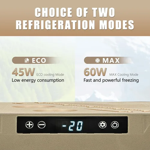 Miniatura 5 de Alpicool Refrigerador portátil GE30 de 30 cuartos de galón, congelador de coche de 12 voltios, refrigerador de enfriamiento rápido, con 12/24 V CC