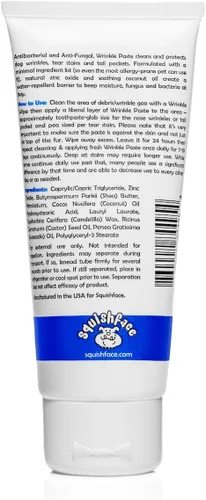 Miniatura 2 de Squishface Pasta antiarrugas y aplicador de crema de silicona flexible para perros, forma más suave y limpia de aplicar pasta antiarrugas en la cara