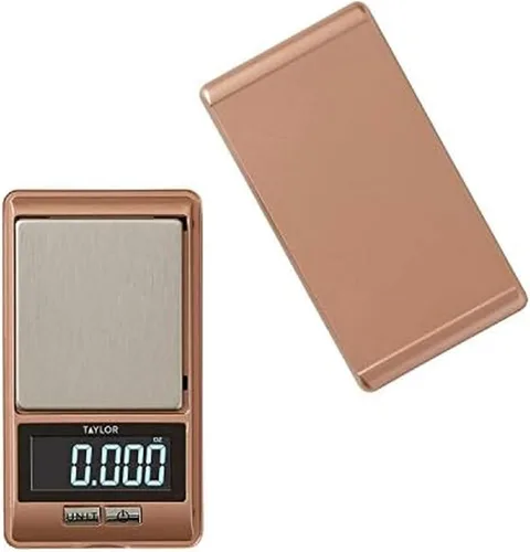 Miniatura 9 de Taylor Báscula digital de alta precisión con tapa, 16OZ/500G, color negro