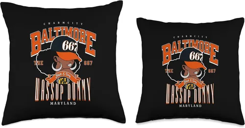 Miniatura 3 de 667 Charm City Afrocentric Design Throw Pillow