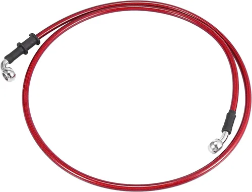 Miniatura 10 de Motoforti Universal 40 cm 15.75" Manguera de Aceite para Freno y Embrague de Motocicleta, Tubo de Línea Hidráulica Reforzada, Acero Inoxidable Negro