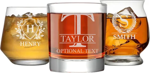 Miniatura 15 de Vaso de whisky personalizado grabado con tu texto personalizado, vaso de bourbon grabado de 12 onzas para cócteles, regalo personalizado para Gafas