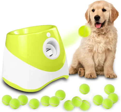 Miniatura 9 de MEKAPLE Paquete de 6 pelotas de tenis mini para jugar con mascotas, pelotas de tenis de 2 pulgadas para entrenamiento de perros pequeños, pelotas