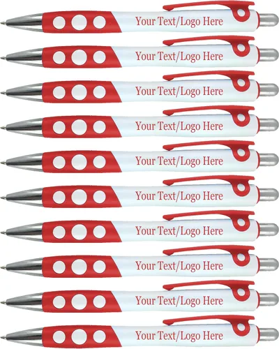 Miniatura 3 de SyPen Bolígrafos personalizados con logotipo/texto, paquete de 350 unidades a granel para negocios, fiestas y eventos, impresión personalizada