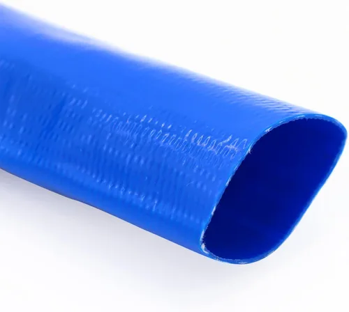 Miniatura 7 de DAVCO Manguera de retrolavado de piscina de 1.25 pulgadas x 50 pies, manguera de bomba de descarga de agua plana de PVC azul reforzado resistente