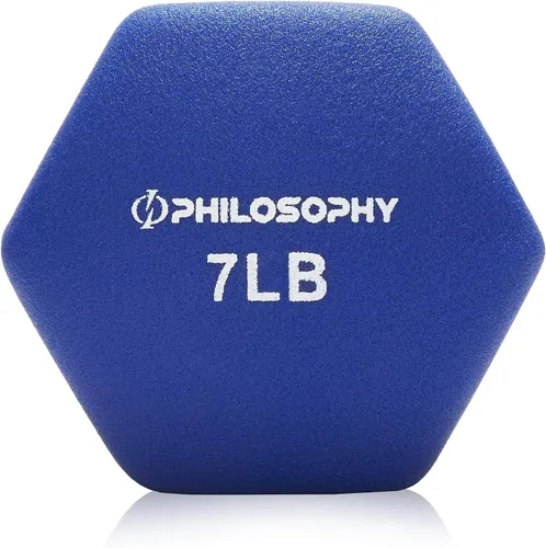 Miniatura 3 de Philosophy Gym Juego de 2 mancuernas de neopreno con forma hexagonal