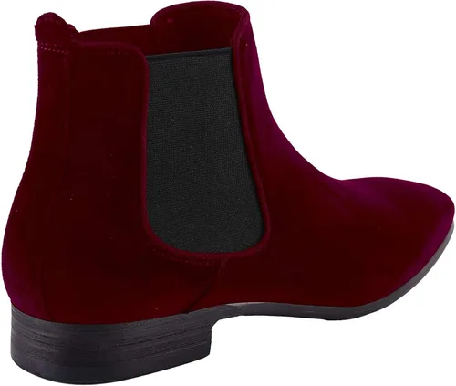 Miniatura 2 de Jeder S Botas Chelsea para hombre, zapatos de cuero de terciopelo, botas negras, calzado para hombre, botas de piel de felpa cálida para hombres