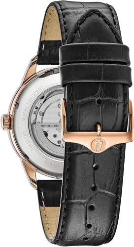 Miniatura 3 de Bulova Mens Classic Automatic Watch with Leather Strap