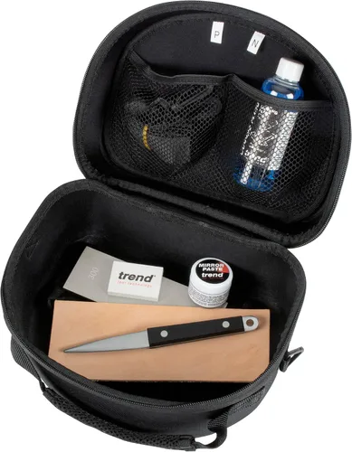 Miniatura 8 de Piedra profesional de diamante Trend DWS/CP8/FC para afilar en banco cinceles y hojas de cepillos, 8 pulgadas (20.32 cm), de doble cara
