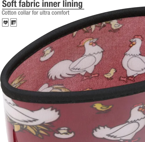 Miniatura 4 de HISEA - Botas impermeables de mujer para la lluvia botas de jardín a media pantorrilla para mujer