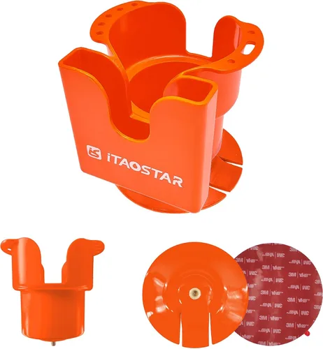 iTAOSTAR Soporte para tazas multifunción, tabla de remo de dos secciones, adecuado para tipos de taza/botella/bebida, accesorios prácticos para