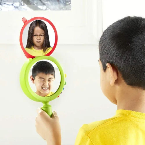 Miniatura 5 de hand2mind Espejo de Mis Sentimientos, juguetes de terapia de juego, atención plena para niños, regulación emocional para niños, actividades
