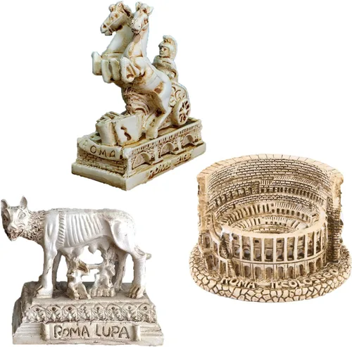 Miniatura 8 de Faraón del Antiguo Egipto para acuario, decoración de pecera, decoración (juego de 3) Esfinge, momia, sacerdote, cráneo, escultura, reptil, tortuga