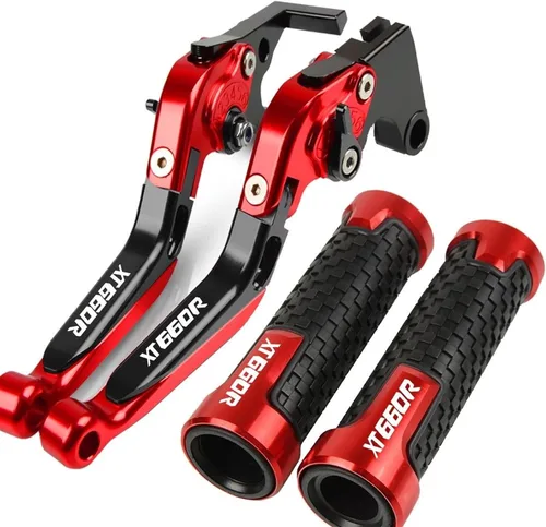 Miniatura 13 de Embrague de freno para Yamaha XT660R 2004-2016 Palancas de embrague de freno plegables de motocicleta embrague de freno ajustables agarraderas CNC