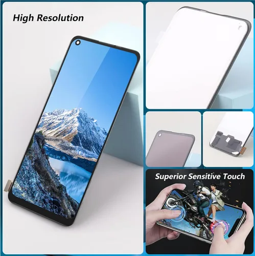 Miniatura 4 de Reemplazo de pantalla para OnePlus Nord N20 5G pantalla LCD táctil digitalizador Asamblea con kit (negro)