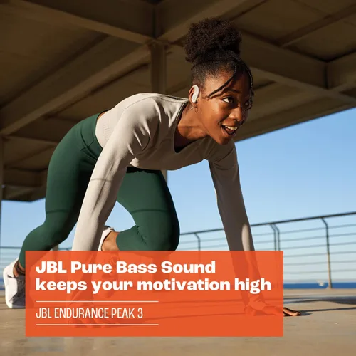 Miniatura 5 de JBL Endurance Peak 3 - Audífonos verdaderos inalámbricos resistentes al polvo y al agua (IP68), sonido JBL Pure Bass, hasta 50 horas totales