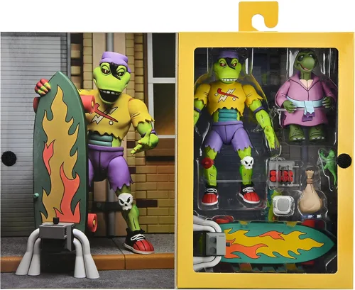 Miniatura 3 de NECA Figura de acción de Mondo Gecko Tortugas Ninja Mutantes Adolescentes