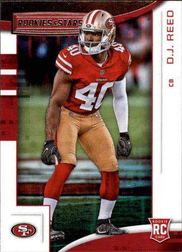 2018 Panini Rookies and Stars #195 D.J. Reed NM-MT RC San Francisco 49ers Official NFL Rookie Card