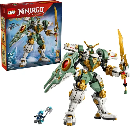 LEGO NINJAGO - Juguete de construcción de 15 aniversario de Titan Mech de Lloyd's Titan Mech, juego coleccionable para niños y niñas, a partir de 14