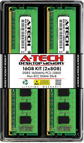A-Tech Kit de 16 GB (2 x 8 GB) RAM para Dell OptiPlex 9020, 9010, 7020, 7010, 3020, 3010, XE2 (USFF/SFF/MT/DT) | DDR3 1600 MHz DIMM PC3-12800 UDIMM