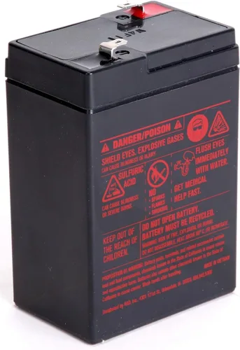 Miniatura 4 de Interstate Batteries Batería de seguridad y fuego de 6V 4Ah (terminal F1) SLA AGM VRLA Power Patrol Recargable Reemplazo para alarmas contra