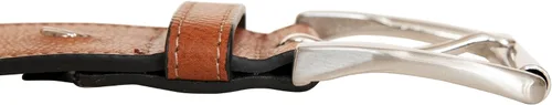 Miniatura 7 de Nautica Men's Signature Leather and Canvas Belt Ribbon Detail Flag Design Classic Casual Metal Buckle