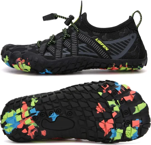 UBFEN - Zapatos para el agua para niños y niñas, acuáticos y livianos, de secado rápido para ir a la playa, practicar deportes y natación, es como