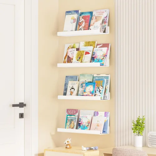 Miniatura 2 de upsimples Estantes acrílicos para decoración de pared, estante de exhibición de 15 pulgadas, organizador de perfumes para baño, dormitorio, sala