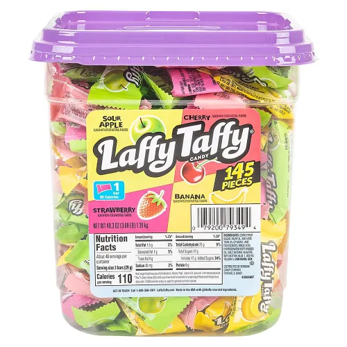 Miniatura 6 de Laffy Taffy Tarro de caramelo surtido, 145 unidades (paquete de 1)