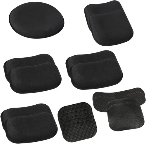 Miniatura 9 de Almohadillas universales para casco Airsoft, kit de almohadillas de espuma de repuesto para casco rápido, mich/ACH/USMC/PASGT
