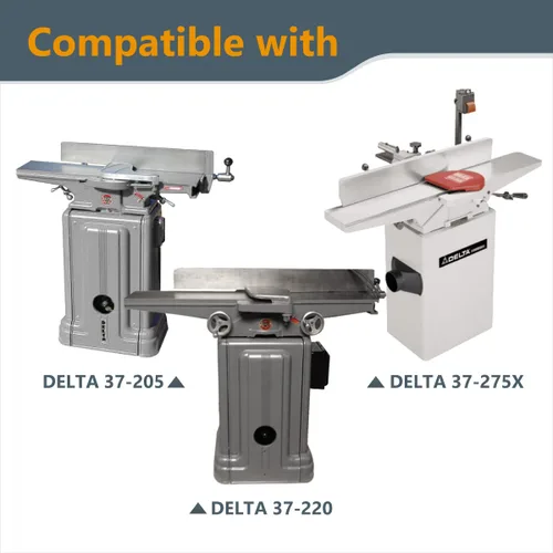 Miniatura 5 de POWERTEC Cuchillas de ensamblador de 6 pulgadas para Delta 37-190 37-195 37-205 37-220 37-275X, Jet JJ-6CS Jointer, repuesto para cuchillos Delta