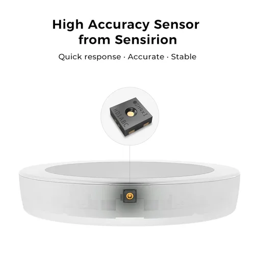 Miniatura 4 de Qingping Termómetro Higrómetro Sensor Funciona con HomeKit (Solo Funciona con iOS), Monitor Inalámbrico de Temperatura y Humedad