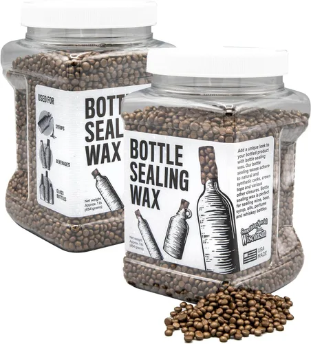 Miniatura 4 de Blended Waxes, Inc. - Cera de sellado de botellas, perlas de sello de cera de pastilla para sellado de botellas de vino, cerveza y licor, sella