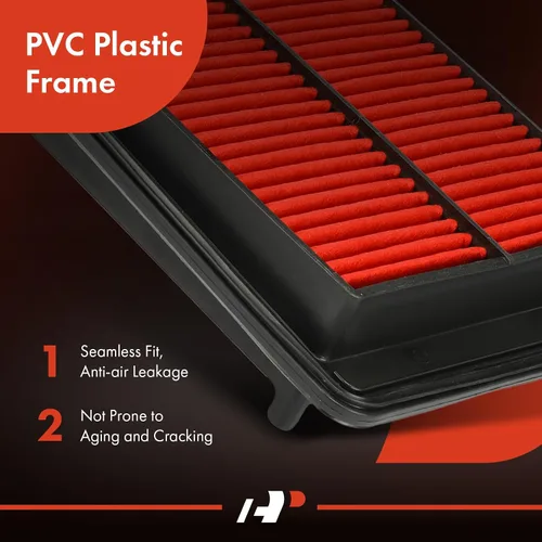 Miniatura 6 de A-Premium Filtro de aire de motor previamente engrasado de alto rendimiento compatible con Acura TLX 2015-2020 y Honda Accord 2013-2017, 2.4L